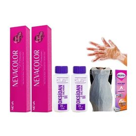 Neva Color 7-0 Yoğun Kumral 2 Adet Tüp Boya+2 Adet 20 Volume Oksidan