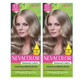 Neva Color 9.11 Çok Açık Kumral Yoğun Küllü x2 Saç Boyası