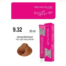 Neva Color 9.32 Açık Bal Kumral 2 Adet Saç Boyası