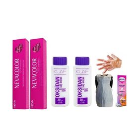 Neva Color 9 Çok Açık Kumral 2 Adet Tüp Boya+2 Adet 30 Volume Oksidan