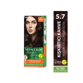 Neva Color Natural Colors 5.7 Kışkırtıcı Kahve Kalıcı Krem Saç Boyası