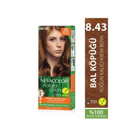 Neva Color Natural Colors 8.43 Bal Köpüğü Kalıcı Krem Saç Boyası