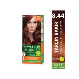 Neva Color Natural Colors 8.44 Tarçın Bakır Kalıcı Krem Saç Boyası