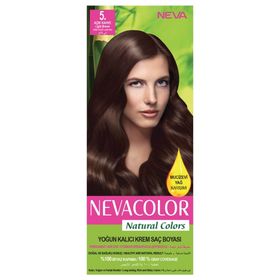 Neva Color Natural Colors Kalıcı Krem 5 Açık Kahve Saç Boyası