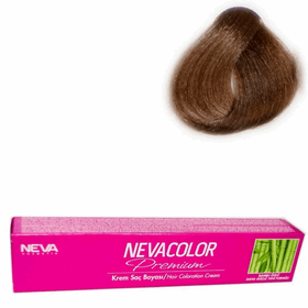 Neva Color Premium 8.0 Yoğun Açık Kumral 2x50 ml Saç Boyası
