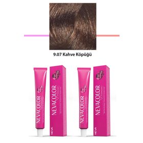 Neva Color Premium 9.07 Kahve Köpüğü 2x50 gr Saç Boyası