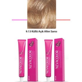 Neva Color Premium 9.13 Küllü Açık Altın Sarısı 2x50 gr Saç Boyası