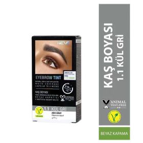 Neva Eyebrow Tint Vegan 1.1 Kül Gri Kaş Boyası Seti