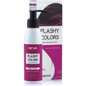 Neva Flashy Colors Ametist Mor Yarı Kalıcı 100 ml Saç Boyası