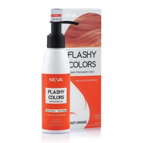 Neva Flashy Colors Çılgın Turuncu Yarı Kalıcı Saç Boyası
