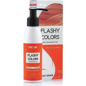Neva Flashy Colors Çılgın Turuncu Yarı Kalıcı Saç Boyası