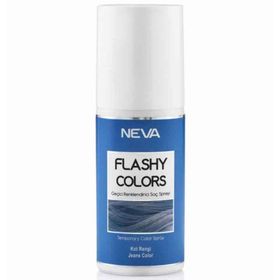 Neva Flashy Colors Geçici Renklendirici Kot Rengi 75 ml Saç Spreyi