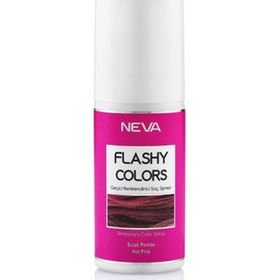 Neva Flashy Colors Geçici Renkli Sıcak Pembe 75 ml Saç Spreyi