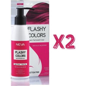 Neva Flashy Colors Şeker Pembe Yarı Kalıcı 2x100 ml Saç Boyası