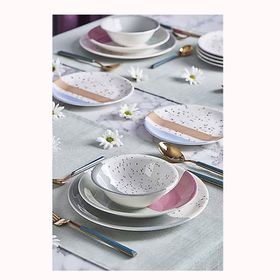 Neva Grizay Izgi 24 Parça Yemek Takımı