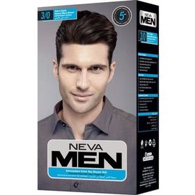 Neva Men 3-0 Kahve Siyah Amonyaksız Krem Saç Boyası Seti