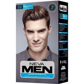 Neva Men 5-0 Kahve Amonyaksız Krem Saç Boyası Seti