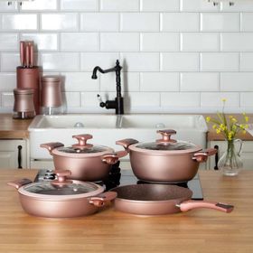 Neva N2658 Roselina 7 Parça Granit Tencere Seti