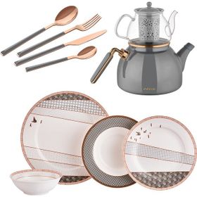 Neva N2938 Grizay Koro 3 Öğün 1 Set Tabak
