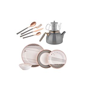 Neva N2938 Grizay Koro 3 Öğün 1 Set Tabak