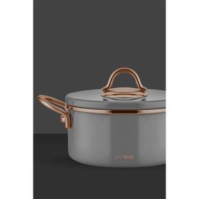 Neva N2980 Gri 8 Parça Sweet Premium Grizay Tencere Seti