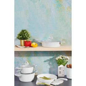 Neva N3116 Lilyum 7 Parça Granit Tencere Takım