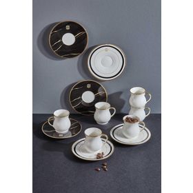 Neva N3251 Marble Plus 6 Kişilik Kahve Fincan Takımı