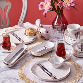 Neva N3257 Berry Kazayağı 26 Parça 6 Kişilik Kahvaltı Takımı