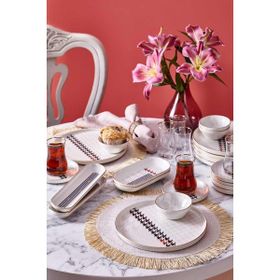 Neva N3257 Berry Kazayağı 26 Parça 6 Kişilik Kahvaltı Takımı