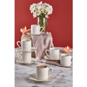 Neva N3263 Lilyum Plus 12 Parça 6 Kişilik Kahve Fincan Takımı