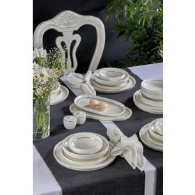 Neva N3490 Velvet Platin 56 Parça Yemek Takımı
