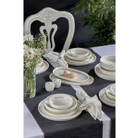 Neva N3490 Velvet Platin 56 Parça Yemek Takımı