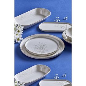 Neva N3490 Velvet Platin 56 Parça Yemek Takımı