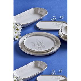 Neva N3490 Velvet Platin 56 Parça Yemek Takımı