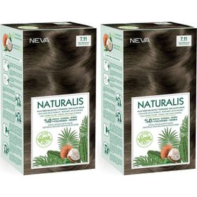 Neva Naturalis 7/11 Yoğun Küllü Kumral x2 Saç Boyası