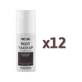 Neva Root Touch Up Sprey Koyu Kahve 12x75 ml Saç Boyası