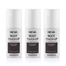 Neva Root Touch Up Sprey Koyu Kahve 3x75 ml Saç Boyası