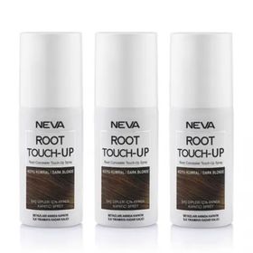 Neva Root Touch Up Sprey Koyu Kumral 3x75 ml Saç Boyası