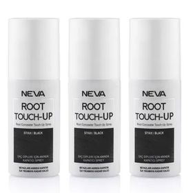 Neva Root Touch Up Sprey Siyah 3x75 ml Saç Boyası