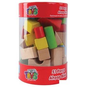 Neva Toys 51 Parça Ahşap Blok