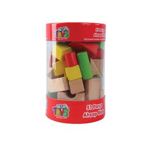 Neva Toys 51 Parça Ahşap Blok
