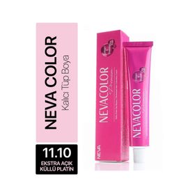 Nevacolor 11.10 Ekstra Açık Küllü Platin 50 gr Tüp Saç Boyası