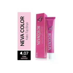 Nevacolor 4.07 Türk Kahvesi Tüp Saç Boyası