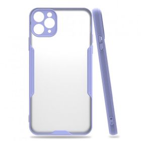 Nevarium Apple iPhone 11 Pro Max Platin Tam Koruma Şık Silikon Kapak Kılıf