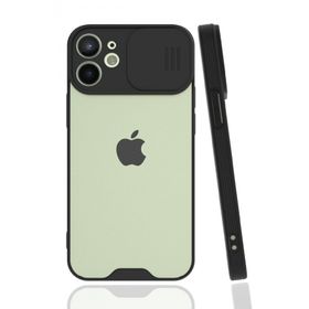 Nevarium Apple iPhone 12 Mini Uyumlu Kamera Korumalı Lensli Silikon Kılıf