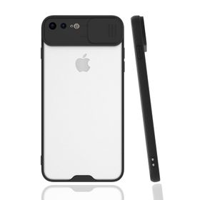 Nevarium Apple iPhone 7 Plus Uyumlu Kamera Korumalı Lensli Silikon Kılıf