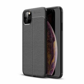 Nevarium iPhone 11 Pro Focus Deri Görünümlü Silikon Kılıf Kapak Kılıf