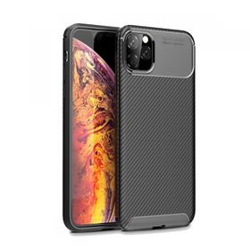 Nevarium iPhone 11 Pro Focus Karbon Silikon Kılıf Esnek Kapak Kılıf