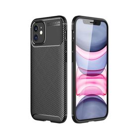 Nevarium iPhone 12 Mini Focus Karbon Silikon Kılıf Esnek Kapak