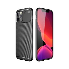 Nevarium iPhone 12 Pro Focus Karbon Esnek Kapak Silikon Kılıf